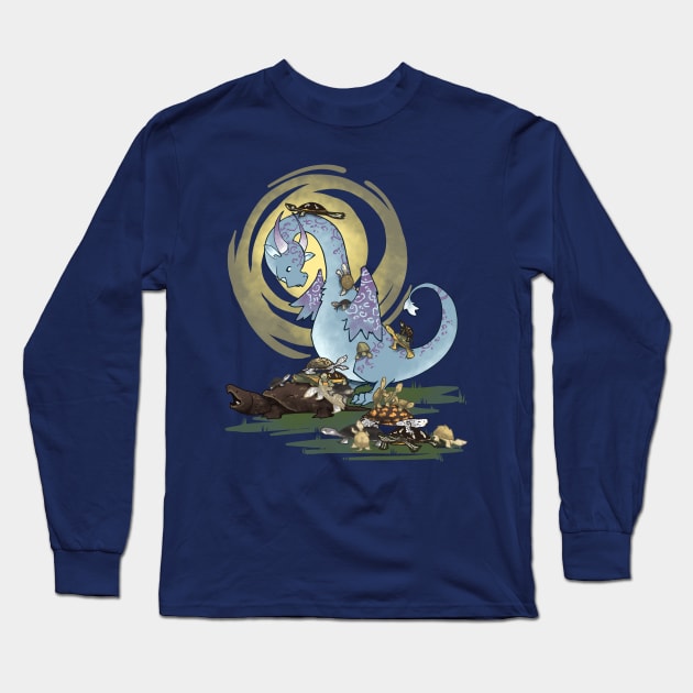 Hoard of turtles 2 Long Sleeve T-Shirt by ArryDesign